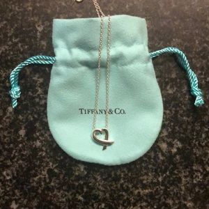 Paloma Picasso Loving Heart Tiffany  & Co necklace